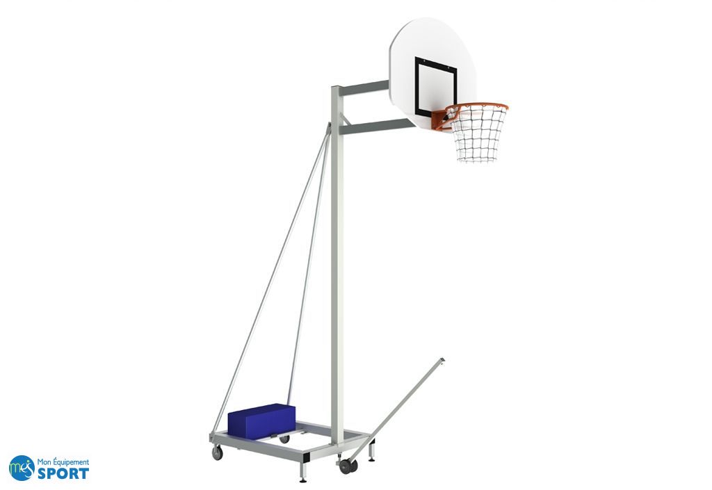 Panier de Basket Mobile Hauteur 3,05m Metalu Plast