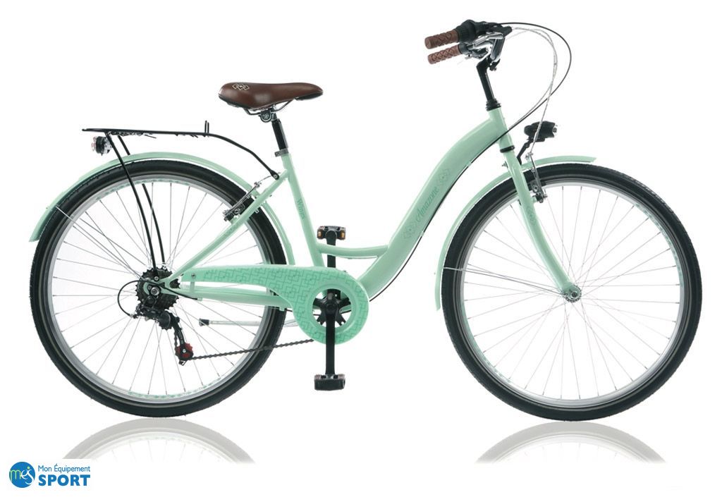 Velo De Ville Femme Amazone 26 Pouces 6 Vitesses Descheemaeker