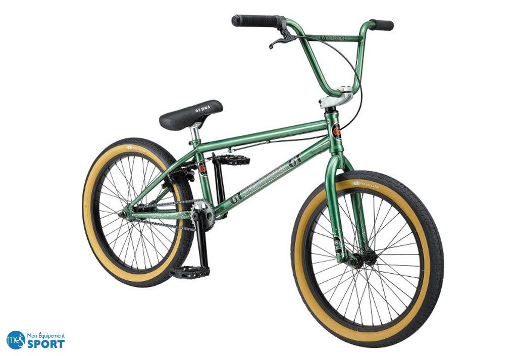 Bmx Freestyle Gt Performer 21 Pouces Vert Et Noir Gt Bicycles
