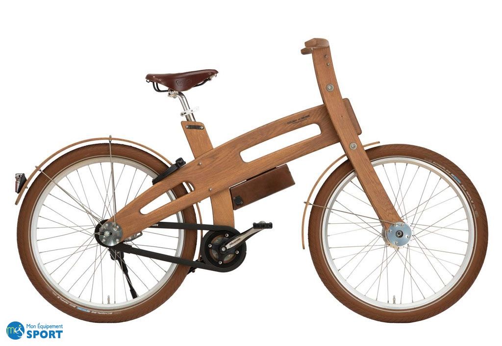Velo Electrique En Bois Chene Massif 26 Pouces Bough Bikes