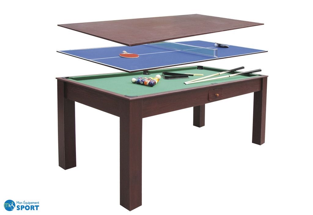 Table A Manger Billard Ping Pong 184x91x78 Cm Devessport