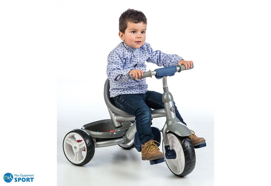 Tricycle pour Bébé Évolutif California Jeans QPlay avec Capote QPlay