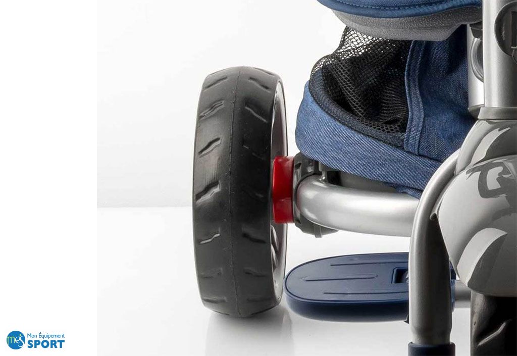 Tricycle pour Bébé Évolutif California Jeans QPlay avec Capote QPlay