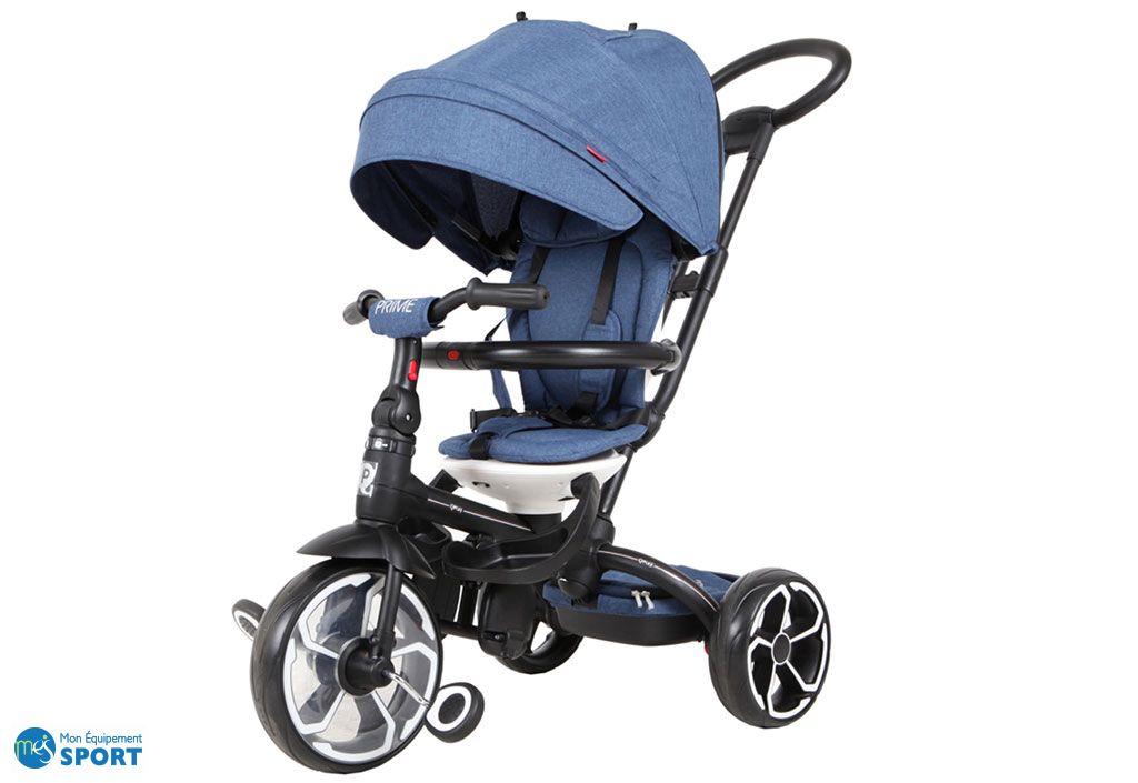 Tricycle Évolutif Bébé Prime avec Siège Rotatif à 360° (pls coloris