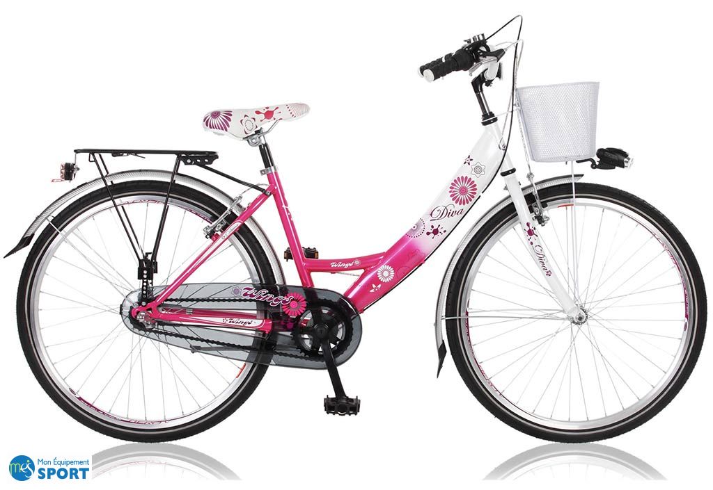 Vélo de Ville Diva 22 Pouces 6 Vitesses Shimano - Descheemaeker