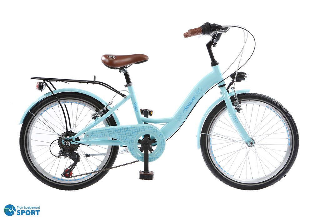 Velo Fille 20 Pouces Amazone 6 Vitesses Descheemaeker