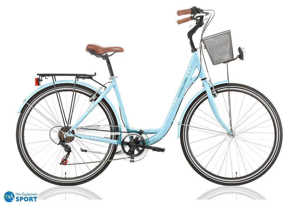 Velo De Ville Femme Central Park 28 Pouces 18 Vitesses Descheemaeker