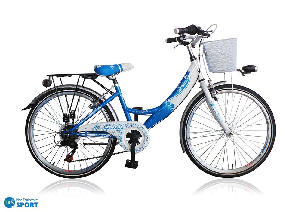 Velo De Ville Diva 22 Pouces 6 Vitesses Shimano Descheemaeker