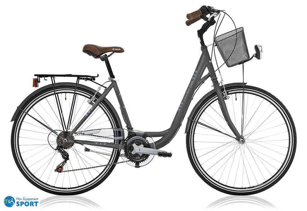 Velo De Ville Femme Central Park 28 Pouces 18 Vitesses Descheemaeker