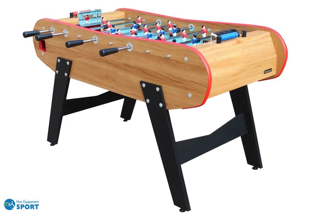 Mini Baby-Foot Tigvio – 50,5 Cm Avec 6 Tiges & 4 Balles | Babyfoot Enfant Compact | Jeu De Table Familial