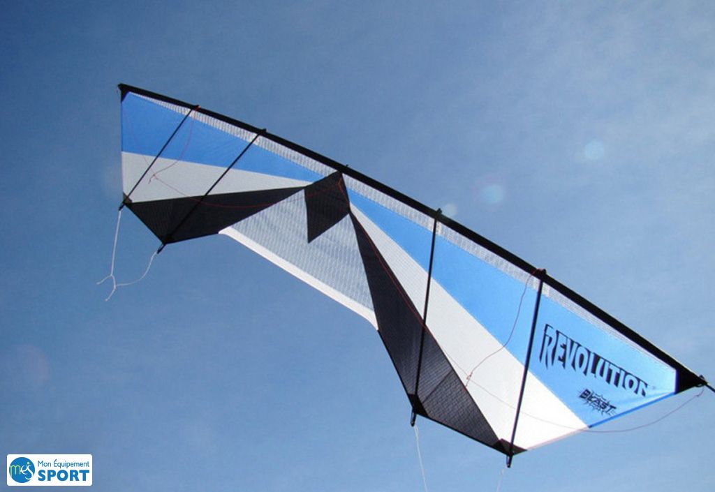 Cerfvolant de traction Revolution Blast avec poignées Quad Revolution