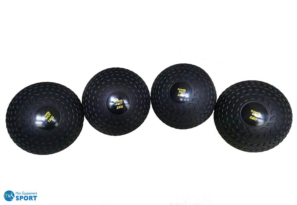 Medecine ball en caoutchouc antidérapant Powershot Powershot