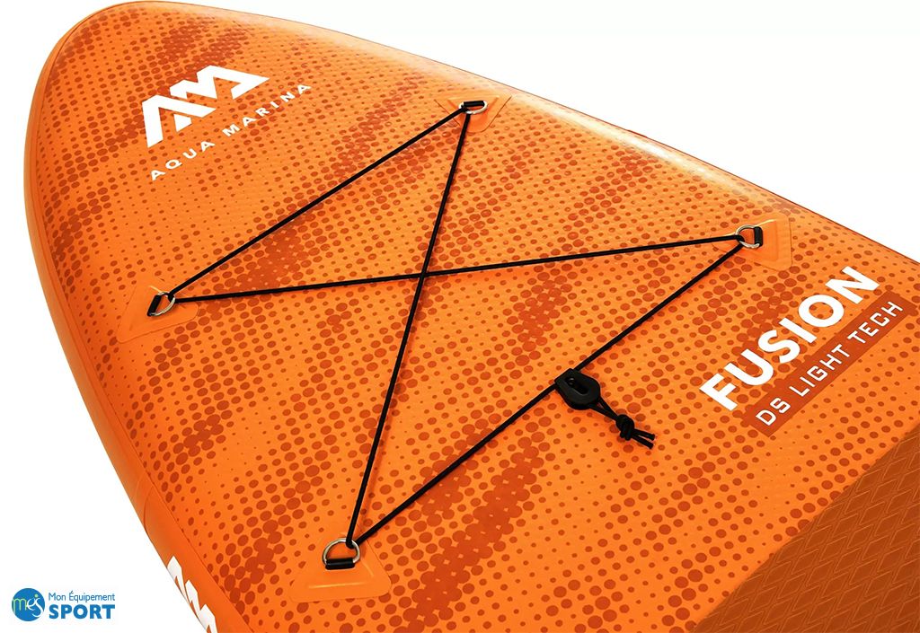 Test de la planche SUP Aqua Marina Fusion 10’10 multicolore