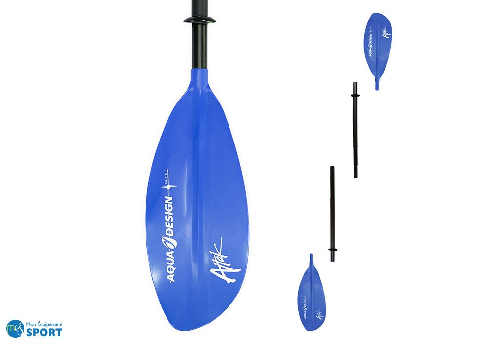 Support De Pagaie Kayak Double Tête, Montage Sur Rail, Noir - Edsrdplt