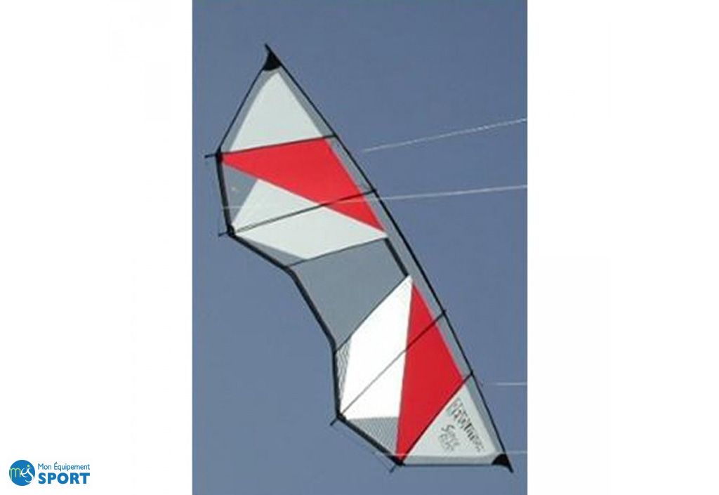 Schildkröt Cerf Volant de Sport 1.3, Aille de Traction à Deux Lignes, +8 ans, 55x125cm, Incl. Fils en Polyester 25 kp, 2x25m sur Bobine Enrouleur, 3-6 Échelle Beaufort, 970450 : Schildkröt