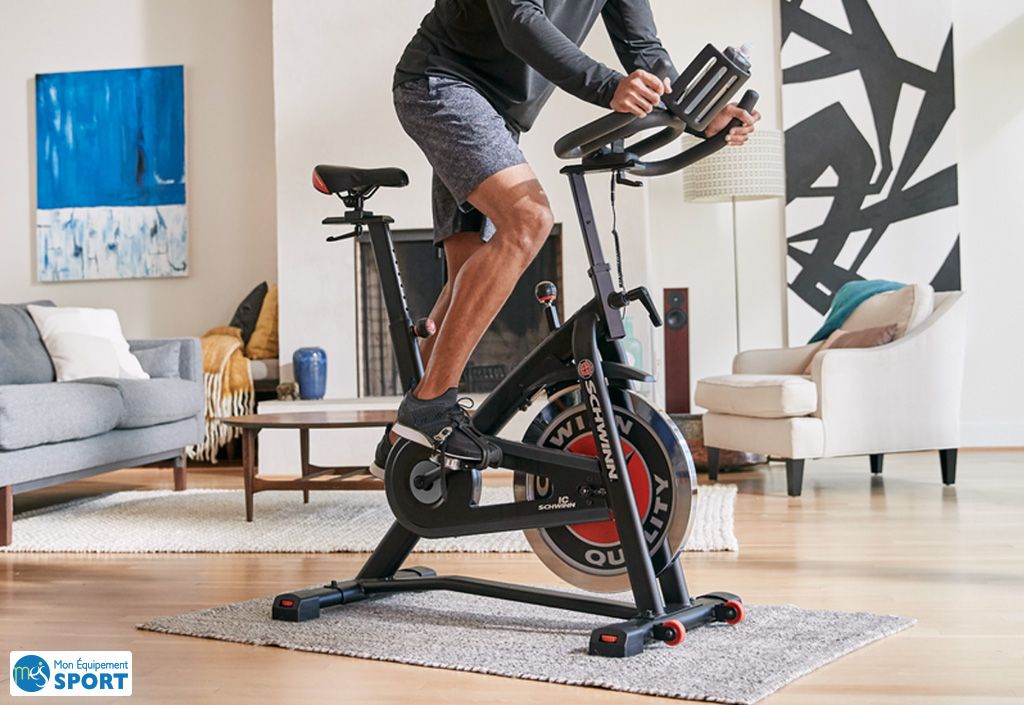 Vélo d'exercice vélo de fitness avec volant d'inertie de 10 kg