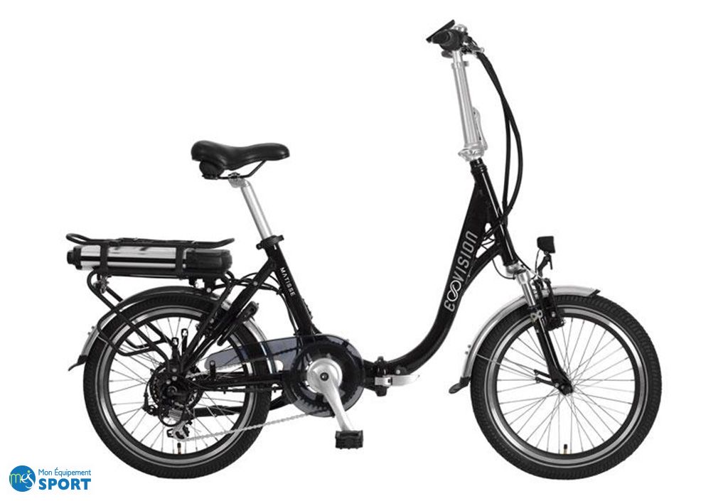 Vélo électrique pliable E-Vision Matisse 20 pouces 7 vitesses - E-vision