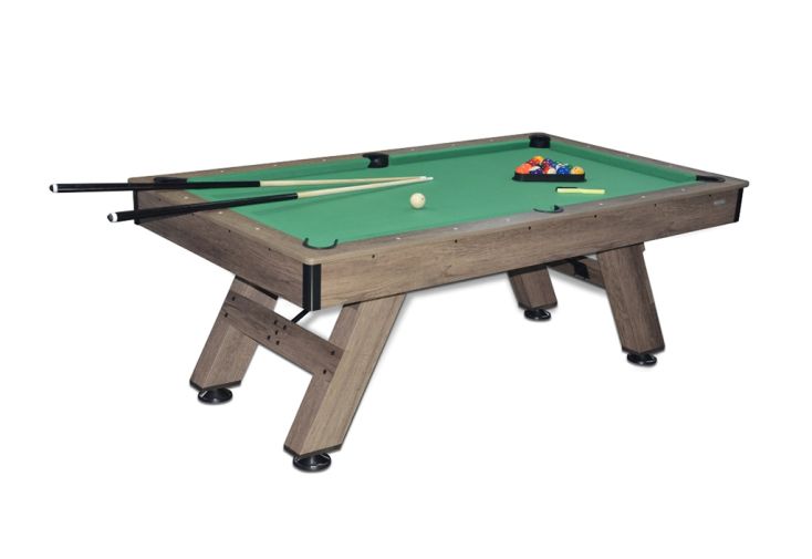 Billard américain en bois Zeus Vintage – 213 x 119 x 81 cm