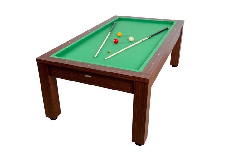 Billard français en bois + accessoires – 118 x 213 x 78 cm