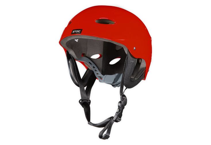 Casque nautique réglable en ABS rouge - Stoïc