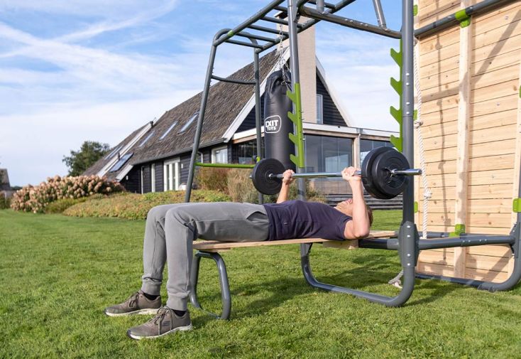 Chandelles porte haltères pour station de musculation – Monkeybar