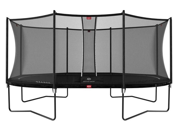 Trampoline ovale avec filet de protection Grand Favorit Regular