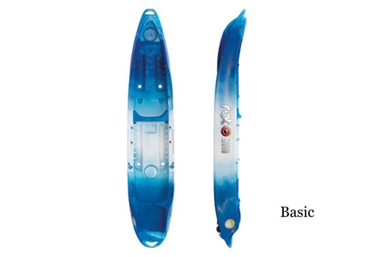 Kayak Sit-On-Top LOL 2 Basic, Weekend ou Fishing 400x80x38 cm