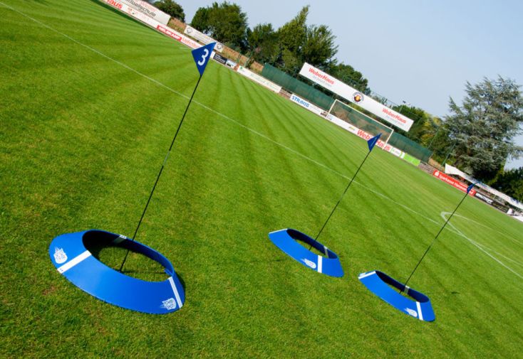 Kit de foot golf avec cibles numérotées