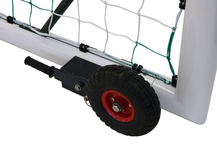 Paire de roues pour buts de football transportables – Ø 90 mm