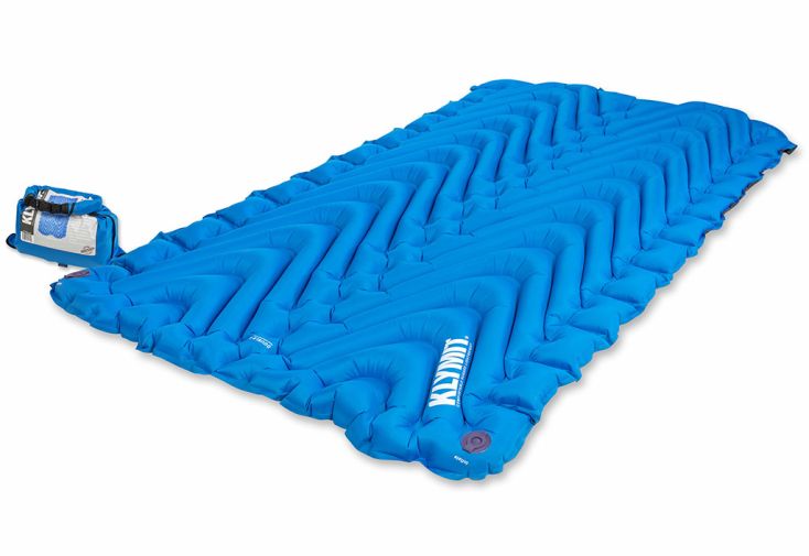 Matelas gonflable double Static V – Bleu