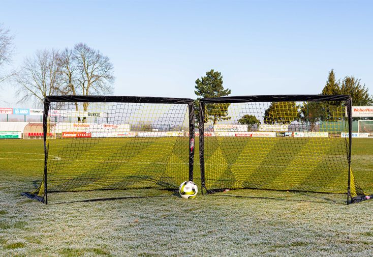 Paire de buts de foot pop-up avec sac de transport