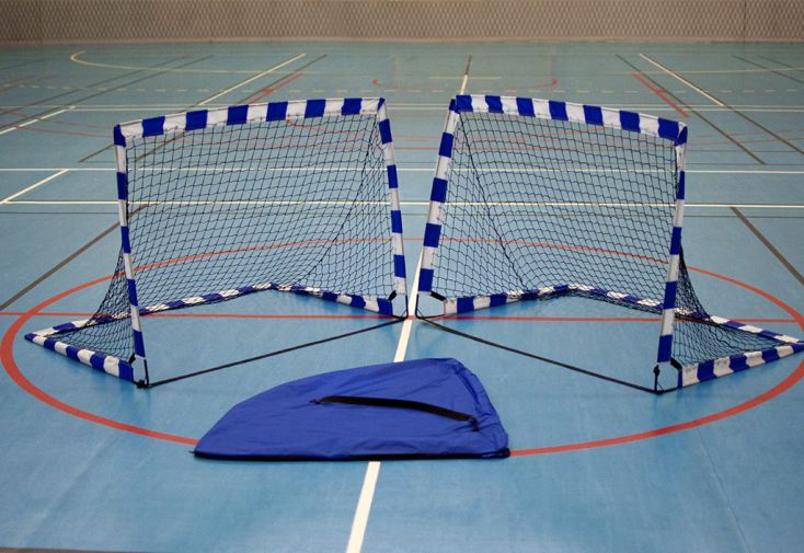Paire de buts de handball transportables + sac de transport - Powershot