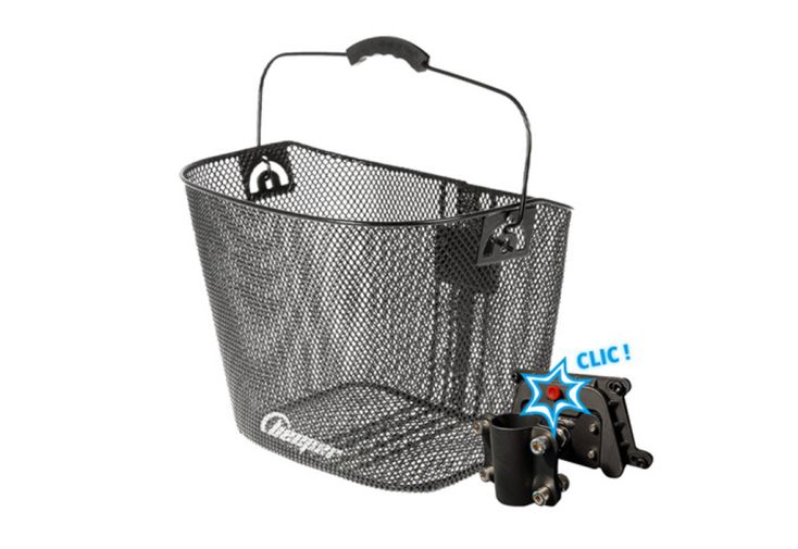 Panier pour trottinette en métal 22 L – 34 x 25 x 27 cm