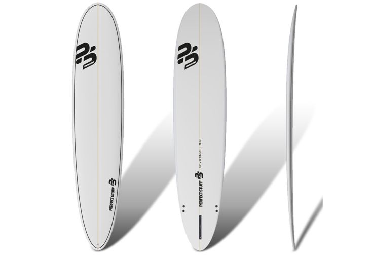 Planche de surf longboard en époxy 9’1 Longboard Clear