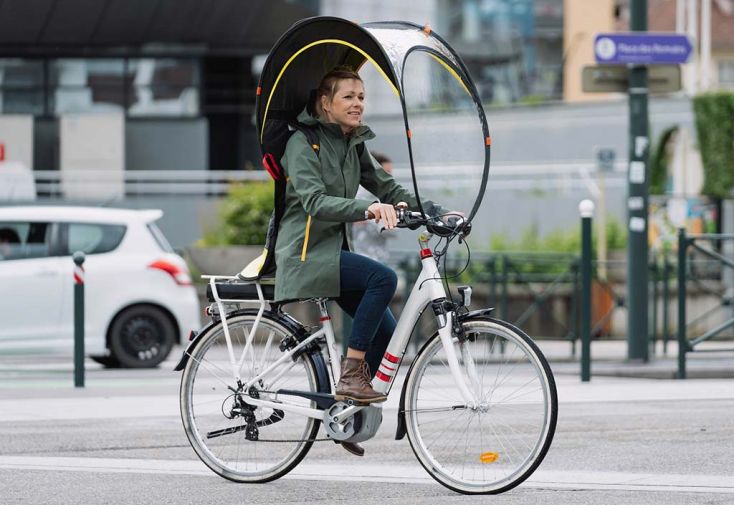 Protection de pluie pour vélo et trottinette Bub-Up