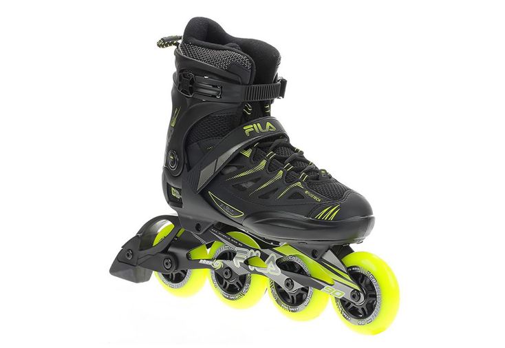 Roller fitness Fila-Hypno Ghibli 90 noir / jaune