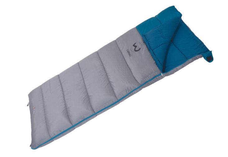 Sac de couchage en polyester 300 g/m² Carnac XL – 210 x 85 cm