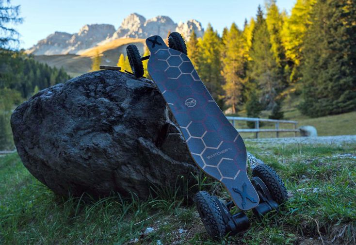 Skate électrique tout terrain avec roues gonflables – Switcher HP v2