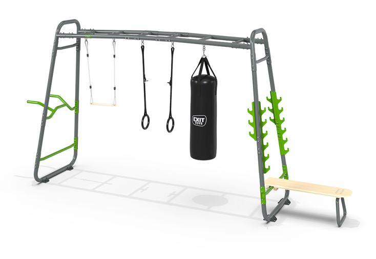 Station de musculation extérieure en acier – Monkeybar MB330