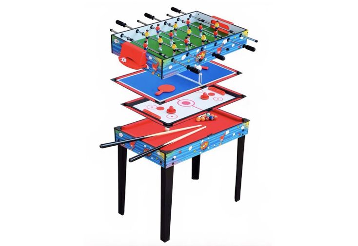 Table multi jeux 4 en 1 Sportpark – 98 x 54 x 73 cm