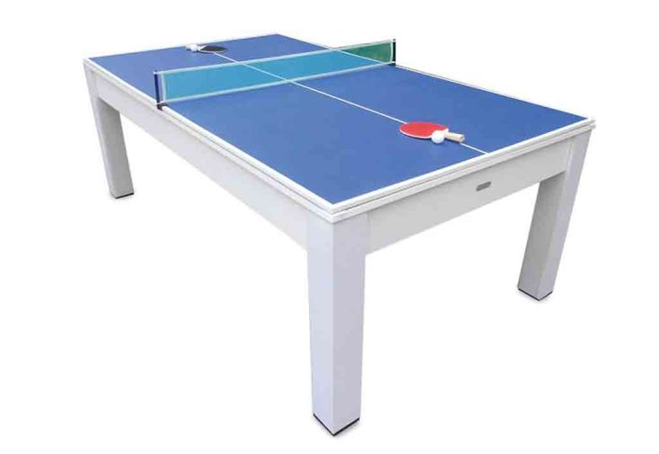 Table multi jeux convertible en table à manger – 121 x 215 x 78 cm