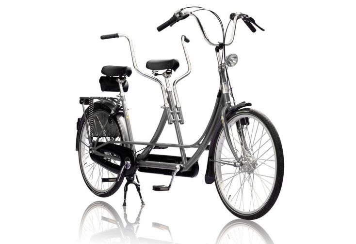 Vélo tandem Linbike pour adultes 26 pouces 7 vitesses