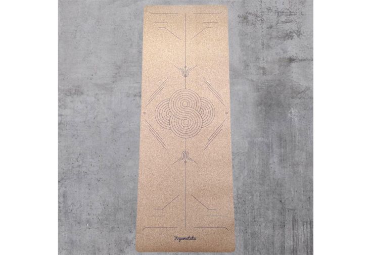 Tapis de yoga confort - Paon - Yogamatata