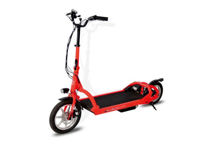 Trottinette électrique de marche pliable en acier - Rouge - MobiFit