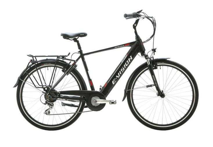 Vélo de ville électrique 28 pouces 7 vitesses Opera 250 W – 36 V / 11,6 Ah