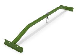 barre de tractions verte en acier galvanisé thermolaqué
