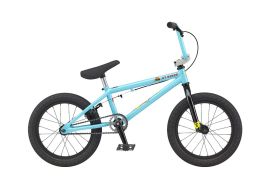 BMX pour enfant avec cadre acier et roues 16 pouces GT Performer JR bleu