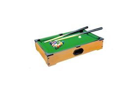 mini billard à poser sur table 51 x 31 x 11 cm avec accessoires de jeux inclus