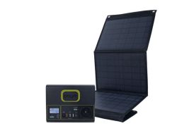 Pack station d'énergie portable avec panneau solaire monocristallin de 30 W