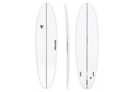 Planche de surf blanche mini-malibu
